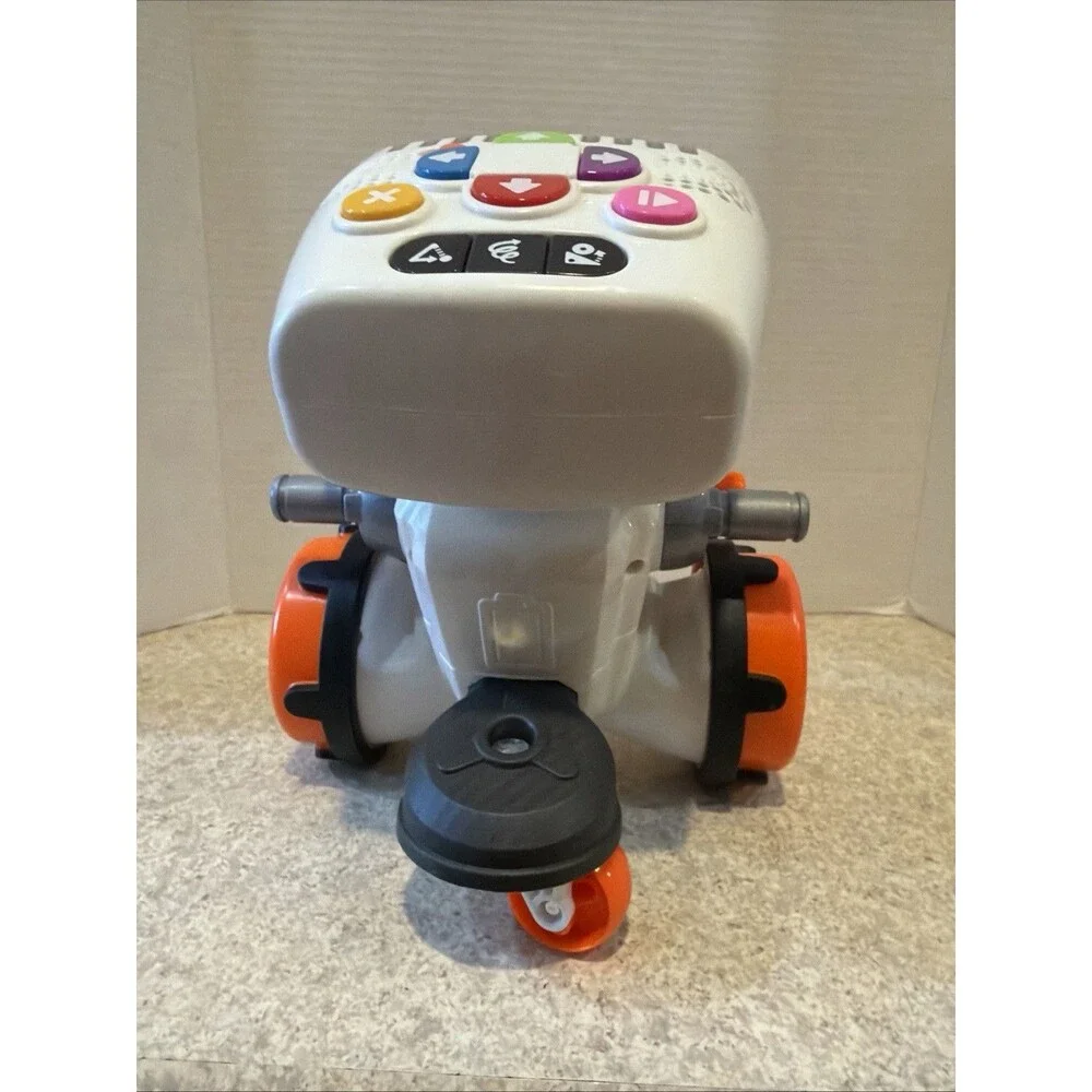 Fisher Price Kinderbot Coding Educational Toy Works Moves Talks Lights